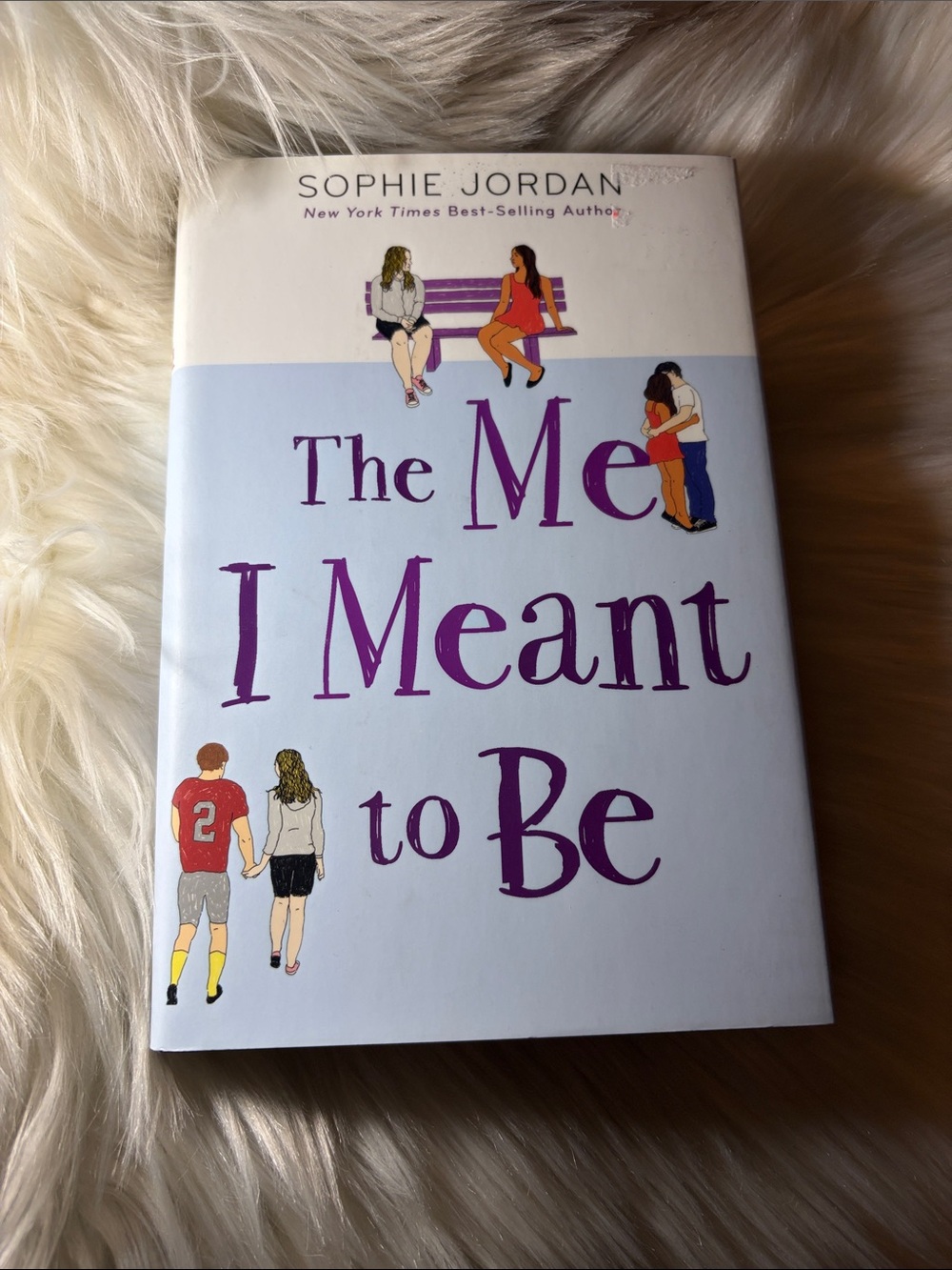 📚 3 for $15 📚 The Me I Meant to Be by - Light Blue & Purple Hardcover